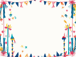 Obraz premium May Day graphic template