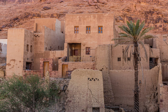 Mud houses in Al Ula Old town, Saudi Arabia