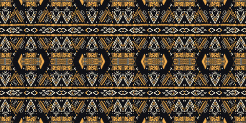 Abstract seamless pattern, seamless wallpaper, seamless background designed for use for interior, wallpaper, fabric, curtain, carpet, clothing, Batik, satin, background, illustration, Embroidery style