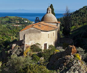 Santuario della Madonna di Monserrato, Elba, Toskana, Italien
