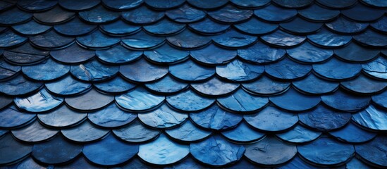 blue tiles for the roof.