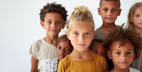 portrait of a group of children