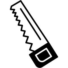 saw, wood, labor, hand, tool Icon