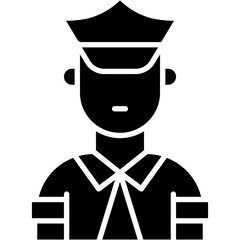 avatar, occupation, people, policeman, security Icon