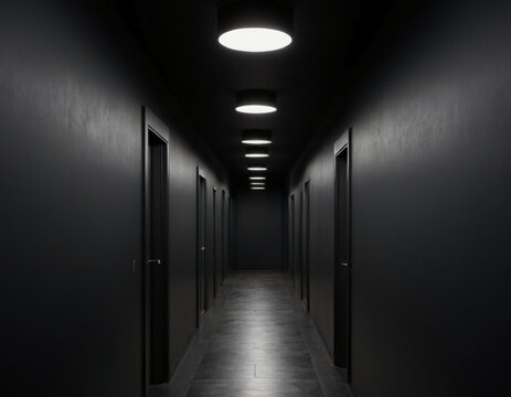 white light in the corridor 