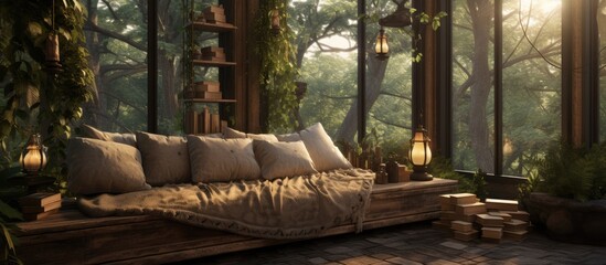 Cozy Seating Spot in Peaceful Space