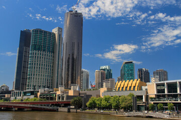 Fototapeta na wymiar Skyline de Melbourne