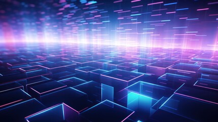 Abstract background that represents the limitless possibilities and horizons of IT technology in the future, pushing the boundaries of innovation