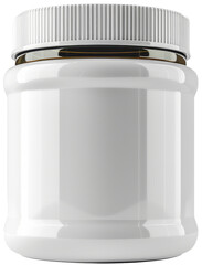 Blank White Supplement Jar