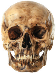 Obraz premium Human Skull with Teeth Detail