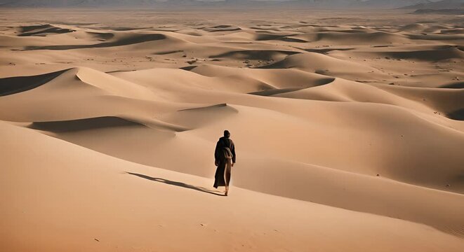 Berber in the desert.