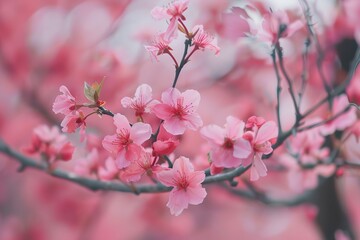 Obraz premium pink cherry blossoms