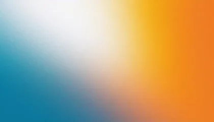 Foto op Plexiglas abstract color gradient background grainy orange blue yellow white noise texture backdrop banner poster header cover design © Joseph