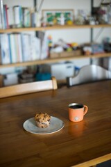 コーヒーとおやつのチョコマフィン