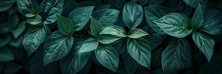 Green leaves background. Tropical leaves texture. Green leaves background. Top view