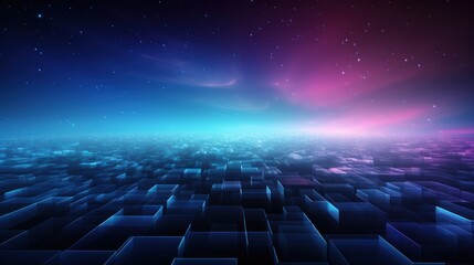 Naklejka premium Abstract background that represents the limitless possibilities and horizons of IT technology in the future, pushing the boundaries of innovation