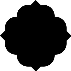 Vector Label Shapes Template. Ornate Label Shapes.