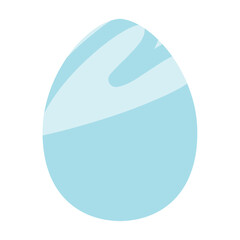 Decorated colored easter egg Vector