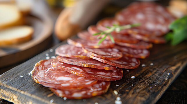 Rodajas de salchichon iberico 