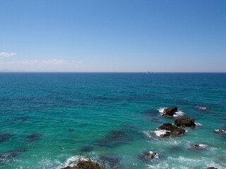 View of the horizon from Byron Bay, NSW, Australia