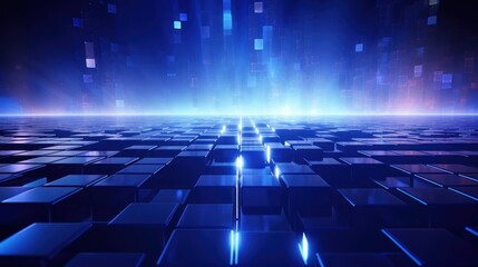 Abstract background that represents the limitless possibilities and horizons of IT technology in the future, pushing the boundaries of innovation