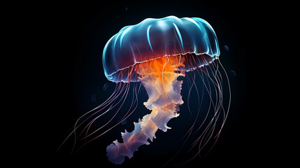 Fototapeta premium vibrant jellyfish