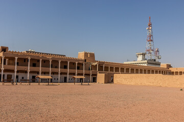 Courtyard of Qishlah Palace in Ha'il, Saudi Arabia