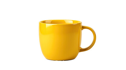 yellow cup isolated on white png