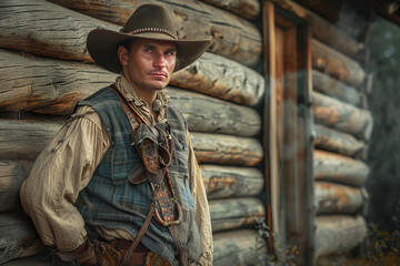 Portrait of an indigenous trapper