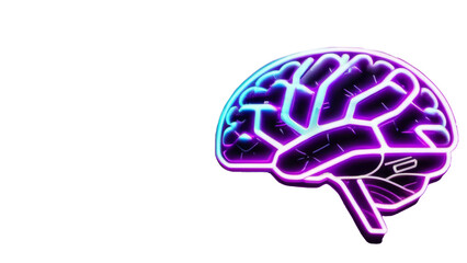 Fototapeta premium brain icon png ai generated