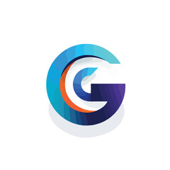 Letter G logo icon design template elements flat 