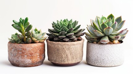 Green Oasis in Ceramic Pots