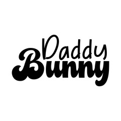 Obraz premium Daddy Bunny SVG Design