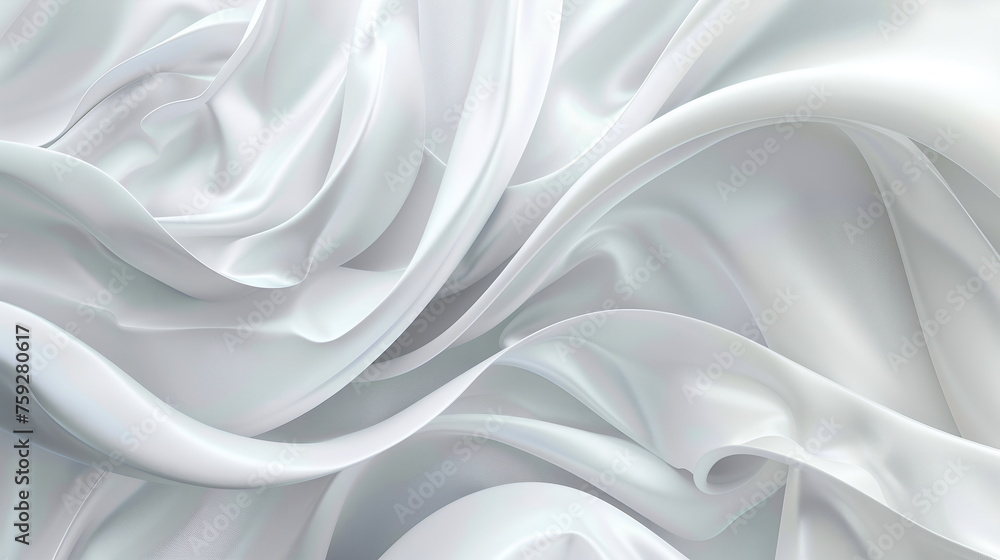 Poster elegant white background with soft curves and abstract elements modern light white and gray technolo