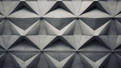 Obraz premium Urban Symphony: A Multifaceted Composition of Concrete and Geometric Patterns for Wallpaper and Background