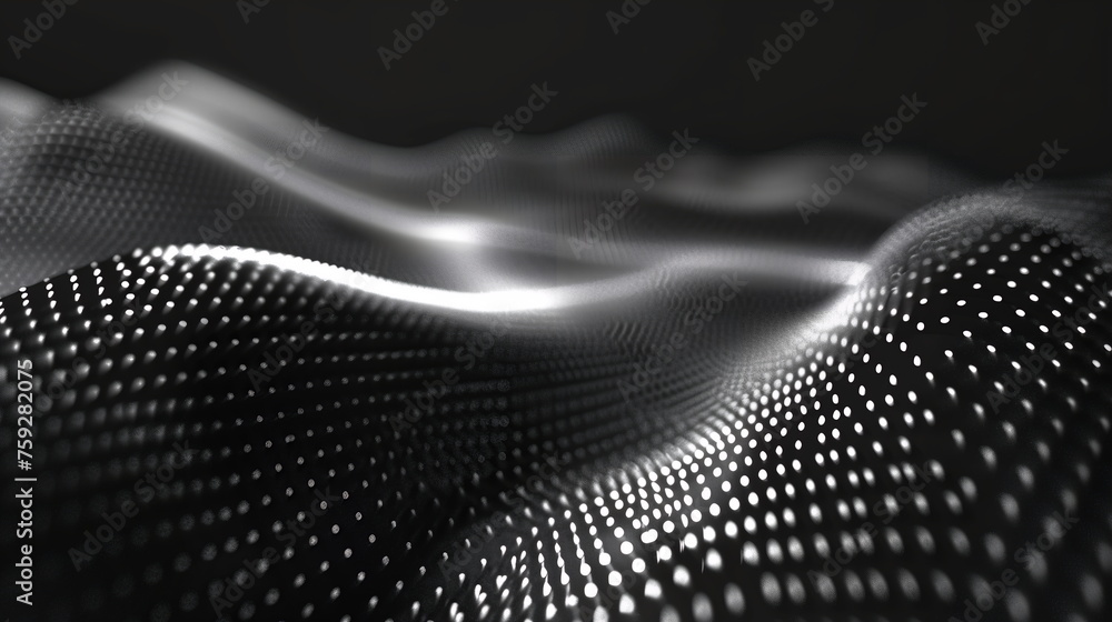 Poster monochrome abstract background with halftone dots and gradients modern grey gradient elegant geometr