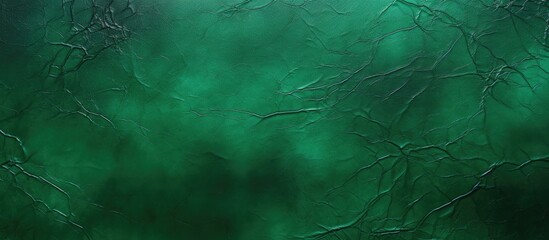 A close up of a vibrant green leather texture resembling fluid underwater. The pattern looks like...