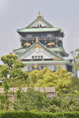 大阪城の天守閣