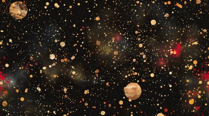 galaxy constellation illustration generative ai