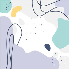 Hand draw colored background Vector