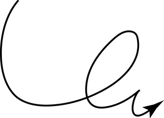 Arrow hand drawn, pointer, direction, cursor