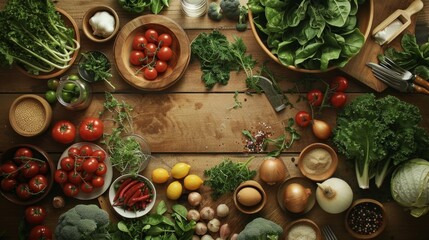Fototapeta na wymiar healthy food generative ai