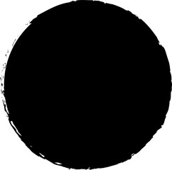 Circle brush for stamp, ink and paintbrush design