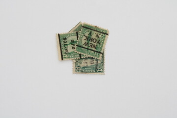 Green Vintage Stamp