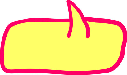 만화 대화 말풍선 일러스트