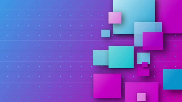 4K Resolution - Technology geometric abstract animation (loopable)
