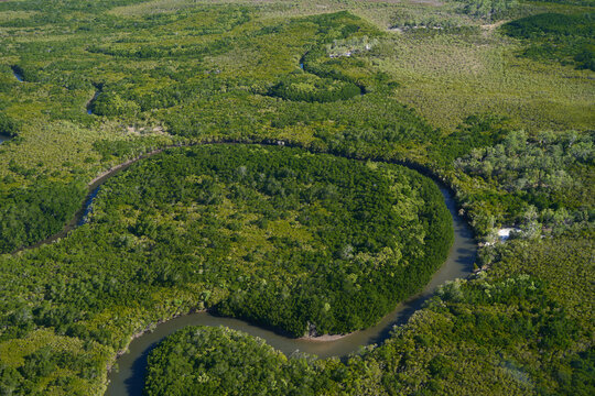 Daintree River Aerial view