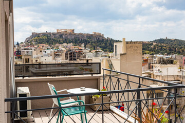 Rooftop View in Athens