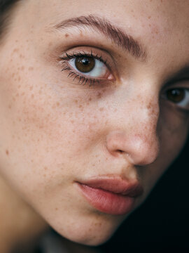 Natural beauty portrait of beautiful woman
