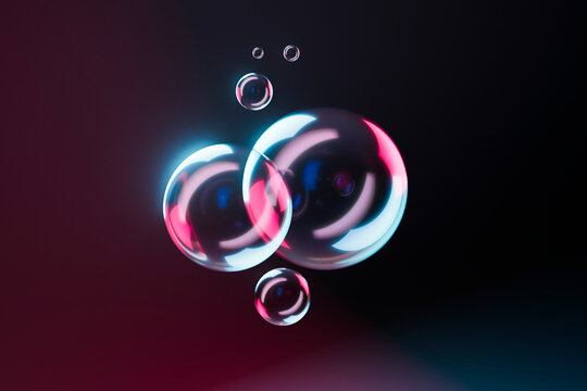 soap bubbles